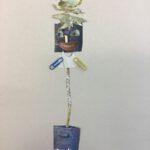 Gestaltung einer Mixed-Media-Figur, die als Helfer unliebsame Aufgaben übernimmt (Collagetechnik und zeichnerische Ergänzung, Klasse 7c) 2020 (2)